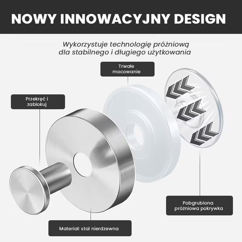 Niezawodny Haczyk Próżniowy