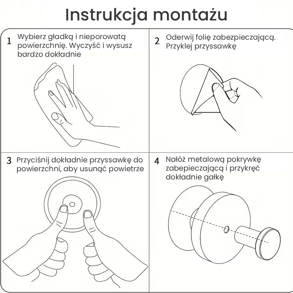 Niezawodny Haczyk Próżniowy